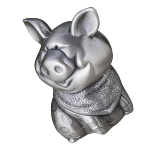 Kisangel Decoración De La Alcancía Cerdito Ahorro para Estaño Dibujos Animados Dinero Adulto Alcancía De Acero Huchas Adorno Portamonedas Alcancía Creativa Aleación De Zinc