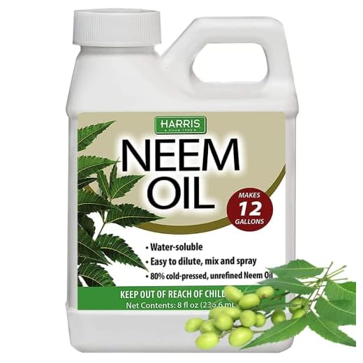 HARRIS Neem Oil Cold Pressed Water Soluble Concentrate, Makes 12 Gallons
