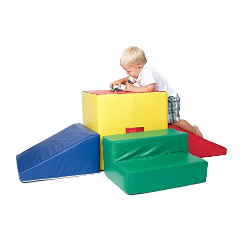 Foamnasium Gymnasium Playset, Red/Blue/Yellow/Green - Thumbnail 6