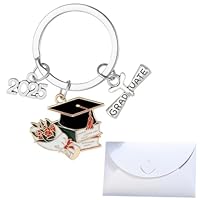 PYEUIFT Porte-Clés pour Diplômés 2025, Breloques Sac Mignonnes, Décoration pour Portefeuilles et Sacs, Cadeau de Graduation, Idéal pour Diplômés et Étudiants, Cadeaux de fin d'études