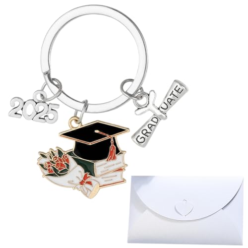 PYEUIFT Llavero Regalos Graduados Regalos, Llavero Para Graduados 2025, Regalo Personalizado Y Original, Souvenir Especial Para La Graduación, Llavero Durable Y Estilizado