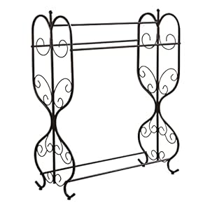 Kingsbrandfurniturefreestandingpewtermetaltowelrackstandwith3barsforbathroombedroomlaundryroomblanketrack Urban Country Home Decor Kings brand furniture freestanding pewter metal towel rack stand with 3 bars for bathroom bedroom laundry room blanket rack urban country home decor