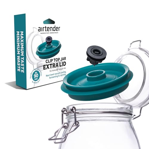 Airtender - Tapa de vacío para el sellado hermético y al vacío de los tarros de conservas - Kit de expansión - Compatible con tarros Kilner, Bormioli e Ikea