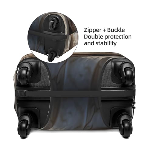 Cute Sleeping Shih Tzu Dog Elastic Travel Luggage Cover, Washable Spandex Suitcase Protector, Anti-Scratch Fits 18-32 Inch4