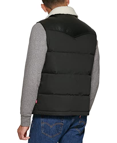 Image of Levi's Men's Levi's Men's Out West Mixed Media Puffer Vest