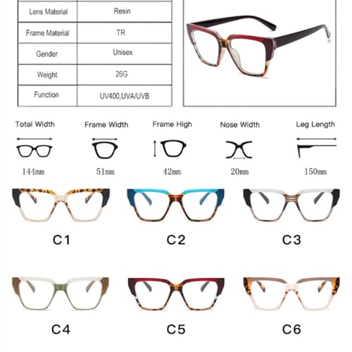 Lunettes oeil de chat coloré avec monture polygone géométrique et audacieuse