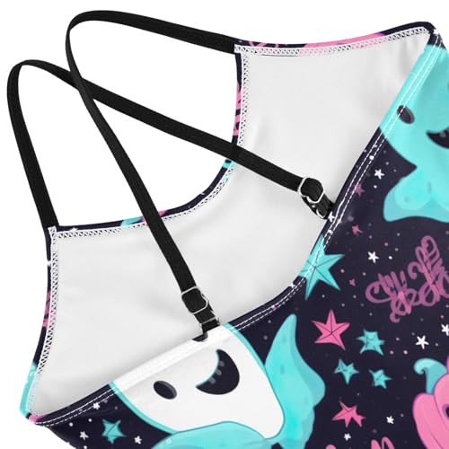 Ghost Halloween Girls One Piece Swimsuit Beach Swimwear 208569254