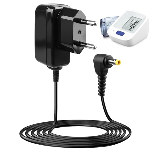6V Netzteil Ladegerät für Blutdruckmessgerät Kompatibel mit Omron,AC Netzadapter Ersatz Netzteil Ladekabel für Omron M2 M6 M8 M9 X3 X4 X7 M500 M300 M400 M700 HEM-7156 HEM-7361T X4/7 Smart,1.5m