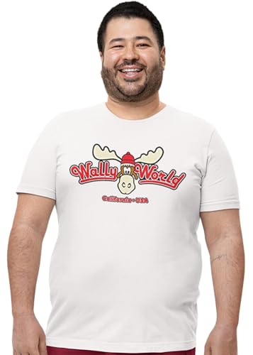 DIRTYRAGZ Wally World National Lampoon Vacation Shirt - Funny Christmas Vacation Moose Mugs Themed Gifts for Men, Women, M White