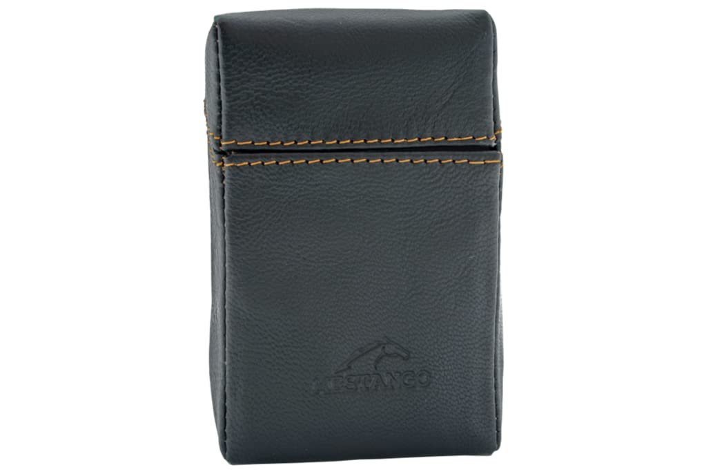 Mestango Cigarette Case Kingsize Pack 20100-1 / Leather Black / Made in Greece