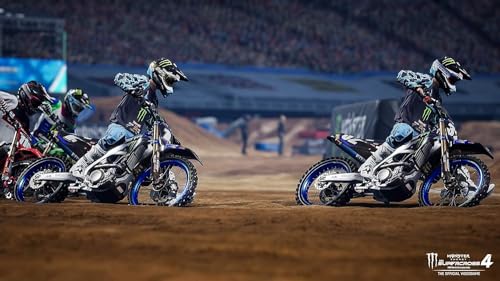Monster Energy Supercross 4 Milestone jeu simulation de course moto cross sur console