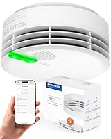 Hekatron Genius Plus – Rauchmelder 10 Jahre Batterie – Testsieger Stiftung Warentest – Made in Germany – inkl. 1x Klebepad – App-unterstützt – Feuermelder – mehrsprachig – 1 Stück