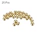 uxcell 25pcs Precision Solid Brass Bearing Balls 1/4