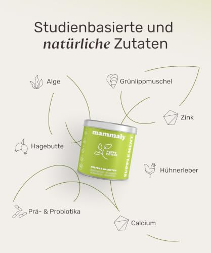 mammaly Puppy Power® Welpen-Komplex mit Grünlippmuschel (bis 60 Tage) – Ansicht 3