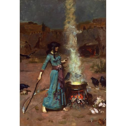 Toile The Magic Circle de John William Waterhouse, éveillez la magie de l'art chez vous