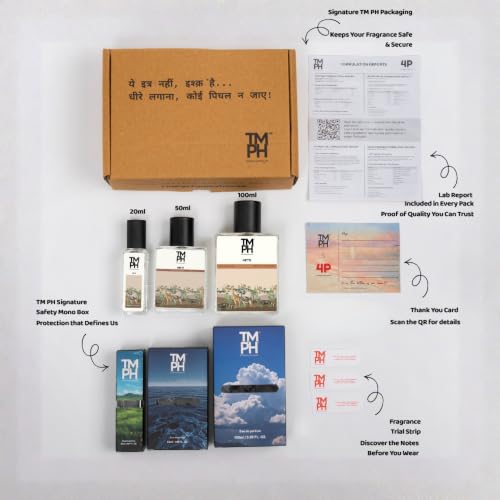 Image of TMPerfumehouse MittiE DP for Men & Women | Fresh, Aromatic & Long Lasting Perfume Spray | Wet Sand, First Rain & Clean Fragrance | Luxury Gift for Him & Her | TMPH | 50ml