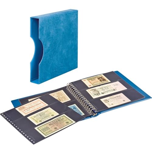 Álbum para Billetes LINDNER Protector con Estuche y Fondos Negros