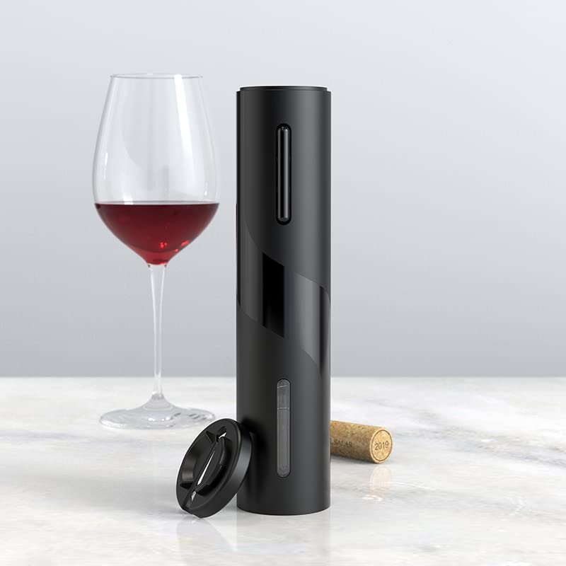 Rechargeable Electric Wine Opener – Automatic Corkscrew with Foil Cutter, Rechargeable Battery, Ergonomic Design – Perfect for Home, Parties, and Gifts”
