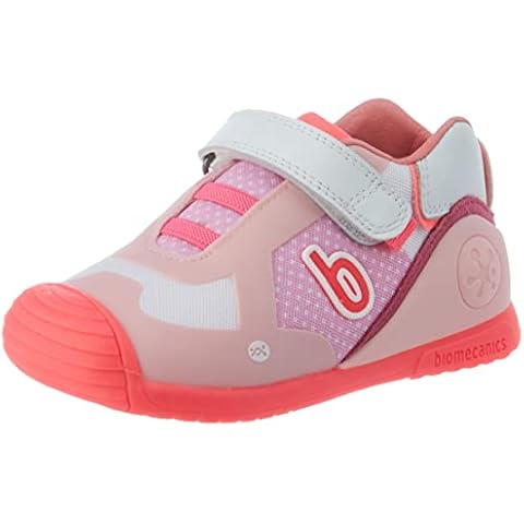 Biomecanics Boy's Girl's 222133-A Low-Top Sneakers, Blanco Y Fucsia (Sauvage), 3 UK Child Cover