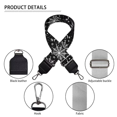 Image of Jeiento Wide Purse Strap Wide Shoulder Strap Adjustable Replacement Belt Soft Guitar Shoulder Straps for Women Girls Gifts