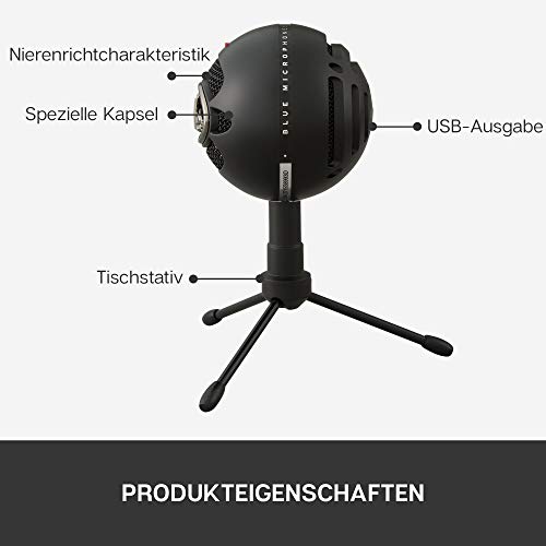 Blue Snowball iCE USB Mic for Recording, Streaming, Podcasting, Gaming on PC and Mac, Condenser Microphone with Cardioid… – Bild 7
