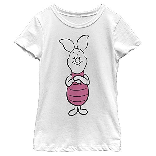 Image of Disney Girl's Winnie the Pooh Piglet Sketch T-Shirt