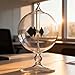 DORAMI Clear Solar Power Crookes Radiometer Sun Light Energy Glass Windmill Spinning Vanes