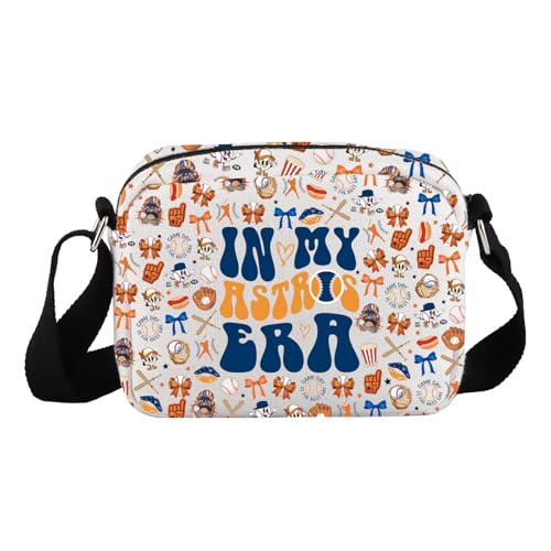 Lywjyb Birdgot HOU Baseball Crossbody Bag Baseball Game Day Gift Baseball Fan gift Baseball Sport Lover Gift