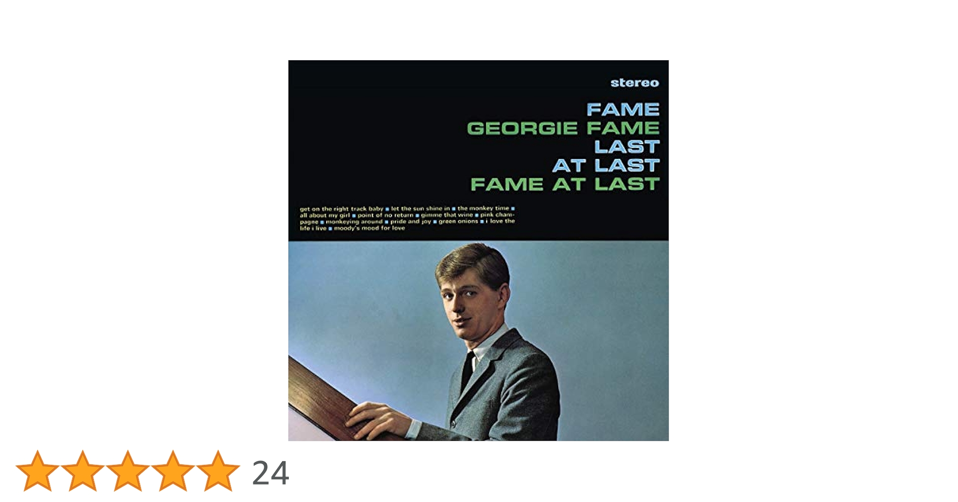Georgie Fame「FAME AT LAST」UKオリジナルアナログ盤 Fame At Last!: Amazon.co.uk: CDs & Vinyl