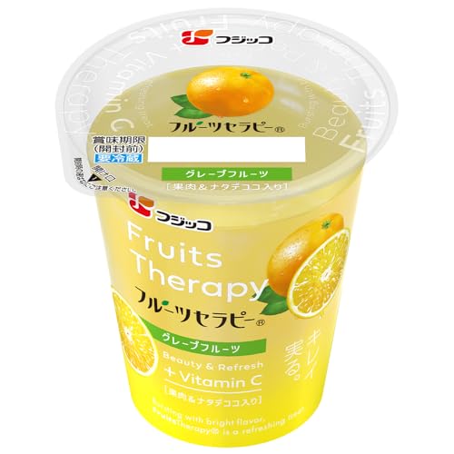 [冷蔵]フジッコ フルーツセラピー グレープフルーツ 150ｇ×6個のサムネイル