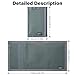 FORYEE Men’s Nylon Trifold Wallet with 6 Page Wallet Insert, Ultra Thin and Security Wallet with ID Window for Card Cash Holder, Modern Fashion Purse Gifts for Teen Boys Men Women -Dark Gray