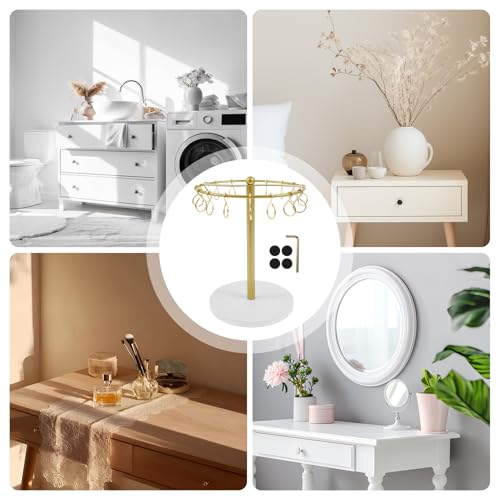 Porte-accessoires cheveux vertical avec bandes de rangement souples