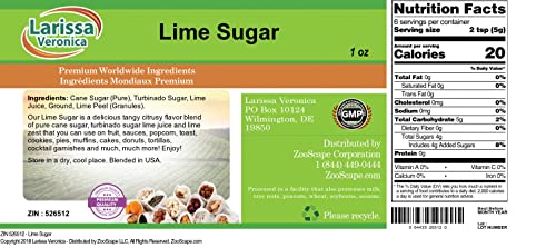 Lime Sugar (1 oz, ZIN: 526512)