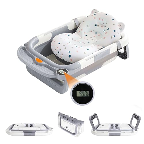 Image of Ltybri Children's Folding Bathtub, Gray