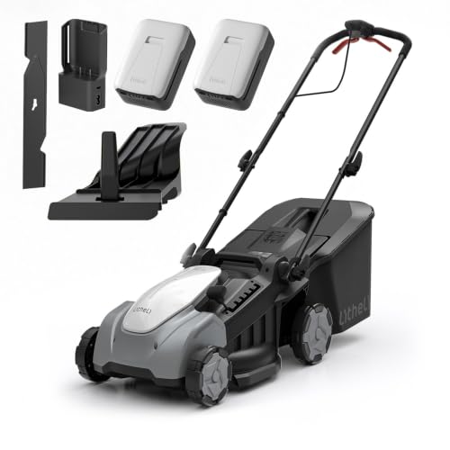 Image of Litheli 40V 16 Inch Brushless Lawn Mower,Cordless and Lightweight,2x5Ah Battery Included