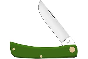 Case xxKnives Sodbuster Jr Green Synthetic 53395 Stainless Pocket Knife