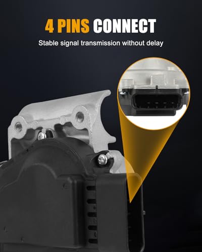 Image of ROADFAR Front Windshield Wiper Motor Fit for Pontiac for G6 2005-2008 | For Chevrolet For Malibu 2008|For Chevrolet For Vectra 2007 2008|For Saturn For Aura 2007 2008|Replace 22711010|4 Pins
