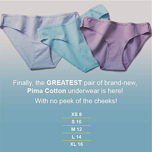 Yellowberry Girls' 6PK Cotton Underwear Bikini Hipster4