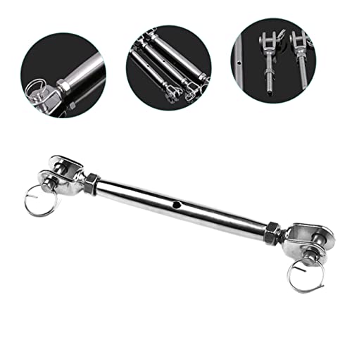 Gatuida Turnbuckle Stainless Steel Cable Turnbuckle Rigging Screw for Wire Rope miniatura 2