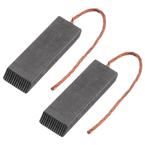 HALLMERS 2pcs 5mm x 13mm x 40mm Carbon Brush - for Generic Electric Motor (Washing Machine) - with Copper Wire Electrical Part Accessories Brushes Set Replacement Compatible Electronic Power DC Tool