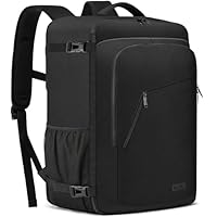 Zaino 55x35x25 Bagaglio a Mano 55x35x25 per ITA Airways Zaino da Viaggio Aereo 48L Borsa da Cabina per Voli con Caricatore USB Zaini Casual per Air France, Air Europa, Nero