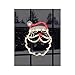 SANTA FACE SILHOUETTE