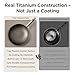 KOBACH 13 in Titanium Wok with Lid – Nonstick Wok & Stir-Fry Pan, All Stovetops & Induction Safe, Oven & Dishwasher Safe, Non-Toxic, No Coating – Durable Titanium Cookware, Frying Pan & Pot