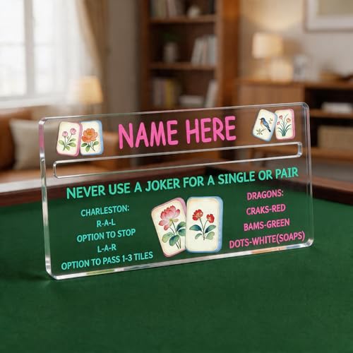 Ayuda personalizada para Mahjong con nombre miniatura 3