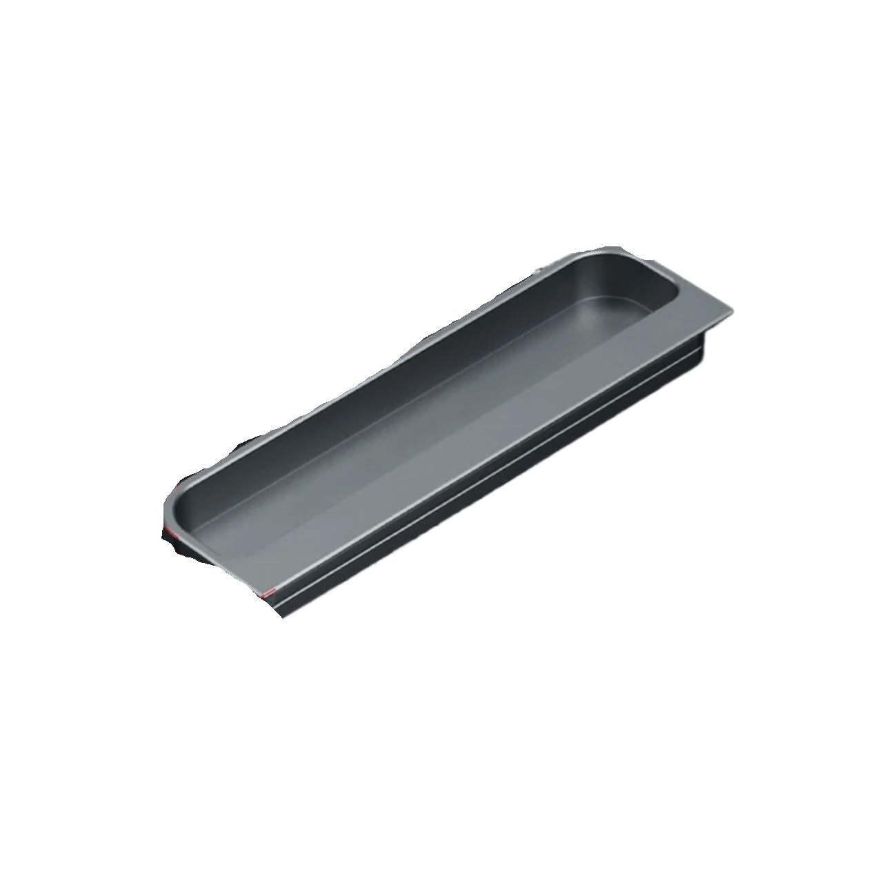 ATEUXOL Recessed Door Handles Mobile Door Trackless Handle Invisible Embedded Cabinet Drawer Wardrobe Pocket(Gray 200MM)