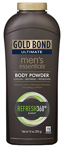 Gold Bond Ultimate Men's Essentials Body Powder, Refresh 360, 10 Oz (Pack of 2) by Gold Bond