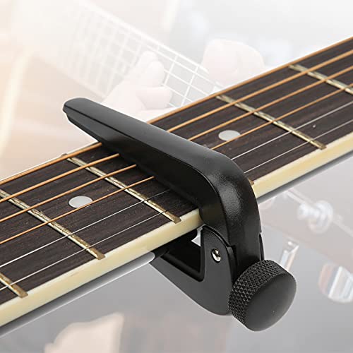 Clip acoustique pour guitare, Pro Capo Anti Drop pour violon pour basse pour ukulélé(le noir) - Les Beatles, Paul McCartney, John Lennon, RIngo Starr, George Harrison Clip acoustique pour guitare, Pro Capo Anti Drop pour violon pour basse pour ukulélé(le noir) – Image 5