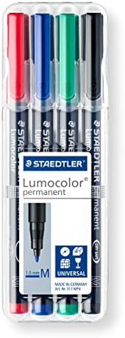 Staedtler Lumocolour Pen Permanent Fine Black (Pack of 10) 318-9