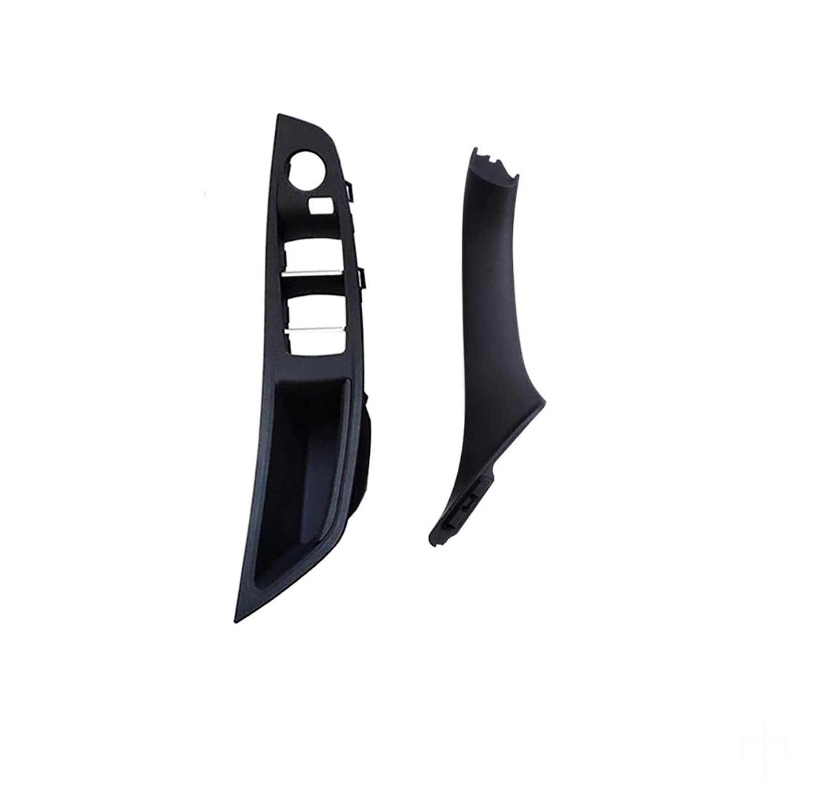 BLBNEZBZTY for BMW for F10 F11 F18 2010-2017 LHD Inner Door Handle Interior Door Handle Covers(Black Lhd 2pcs)