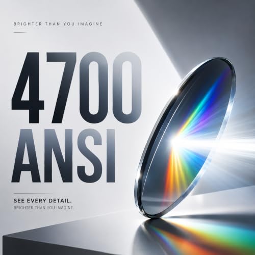 Image of [Now with Netflix & 4700 ANSI] 4K Projector with WiFi and Bluetooth,TOF Real-Time Auto Focus Projector, AuKing Outdoor Movie Home Proyector with Omni-Adjustable Stand(grey)
